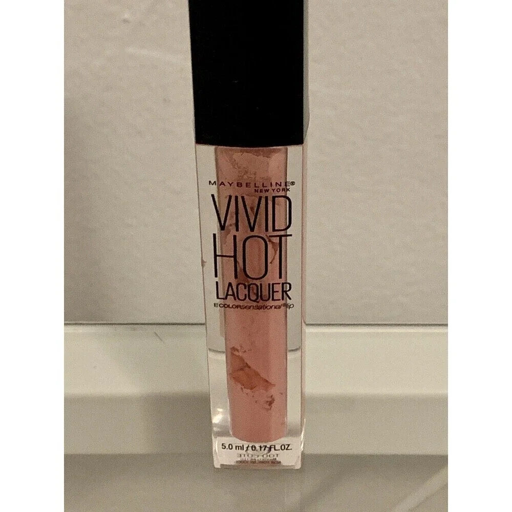 Maybelline Color Sensational Vivid Hot Lacquer Lip Gloss # 66  Too CuTe